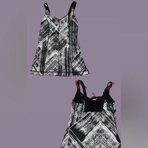 Lululemon tank - black, white. Purple